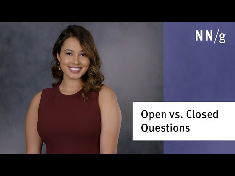 Open vs. Closed Questions in User Research