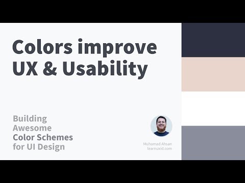Impact of Colors on UX and Usability → Building Color Schemes for UI Design